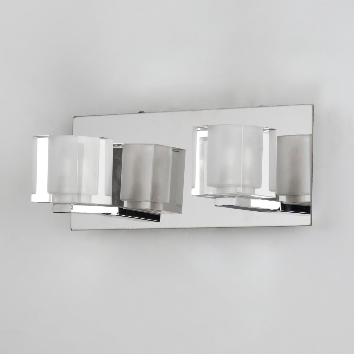 E32032-18PC - Blocs LED 12" Wall Sconce - Polished Chrome