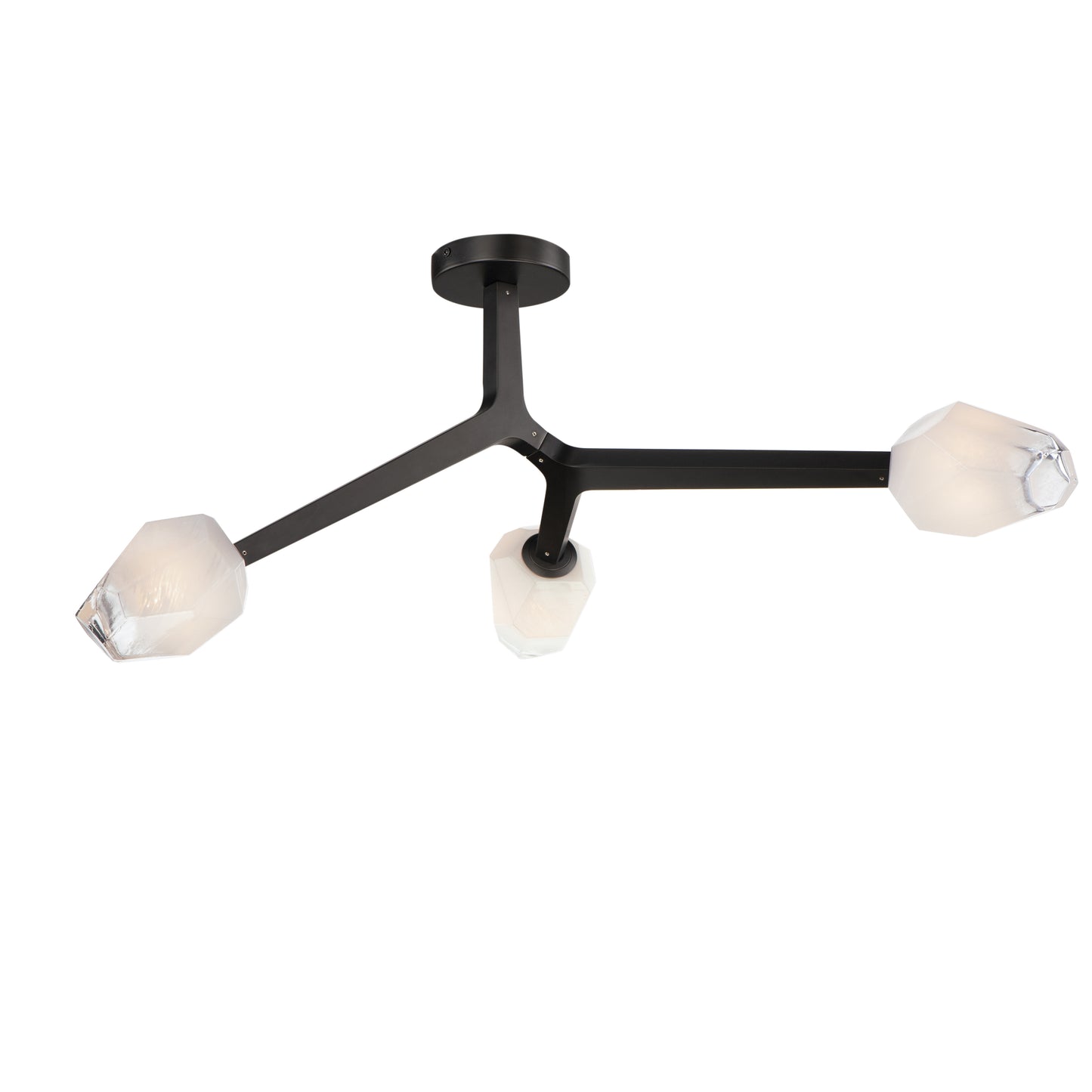 E32790-93BK - Blossom 20" Flush Mount Ceiling Light - Black