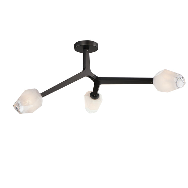 E32790-93BK - Blossom 20" Flush Mount Ceiling Light - Black