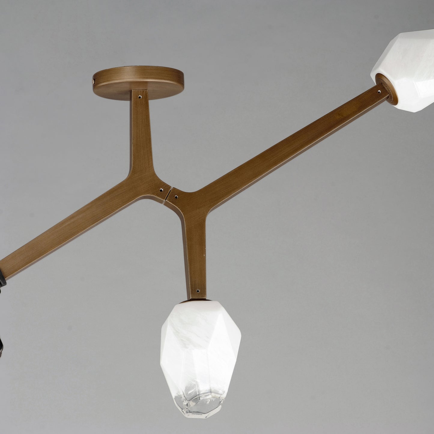 E32790-93NAB - Blossom 20" Flush Mount Ceiling Light - Natural Aged Brass