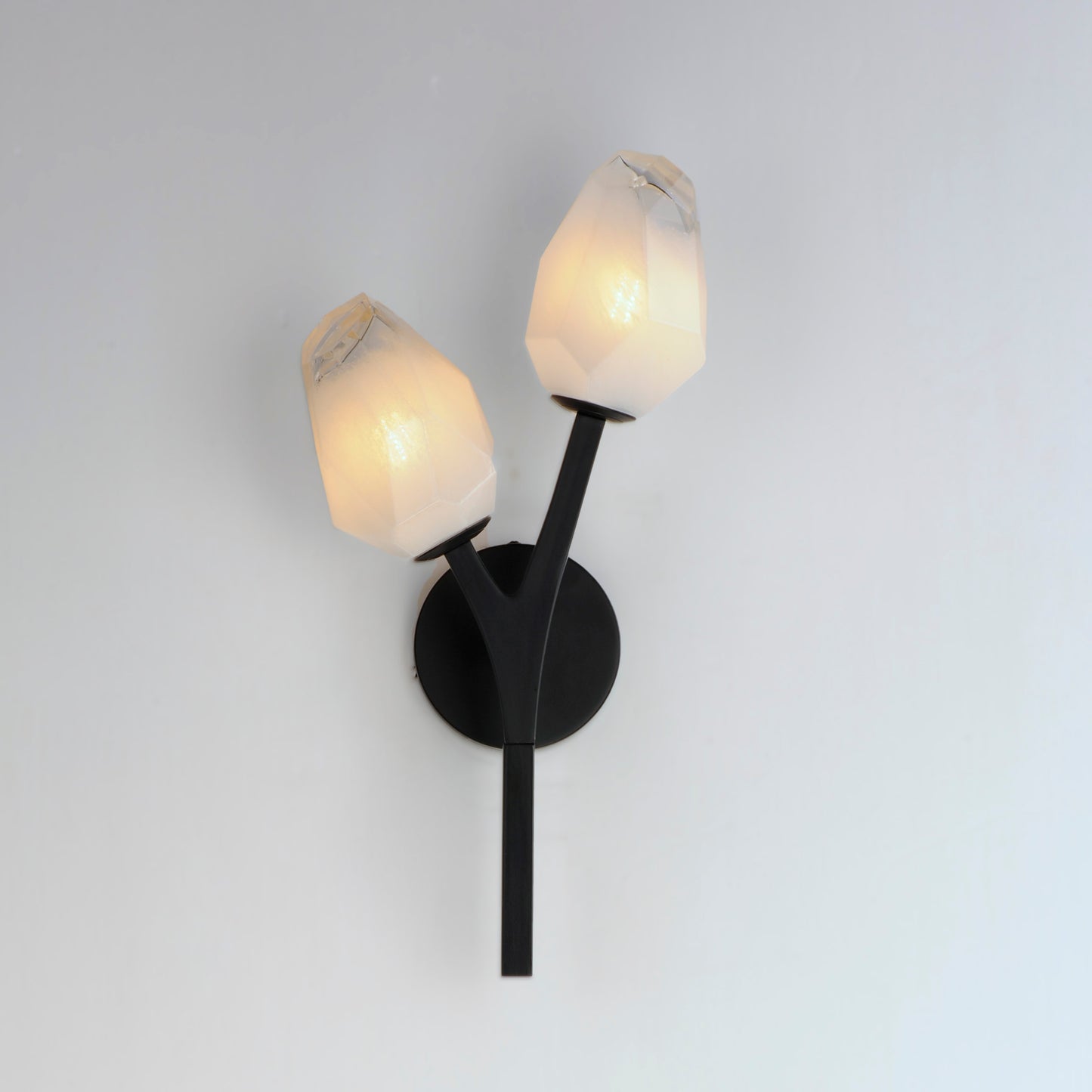 E32792-93BK - Blossom 19" Wall Sconce - Black