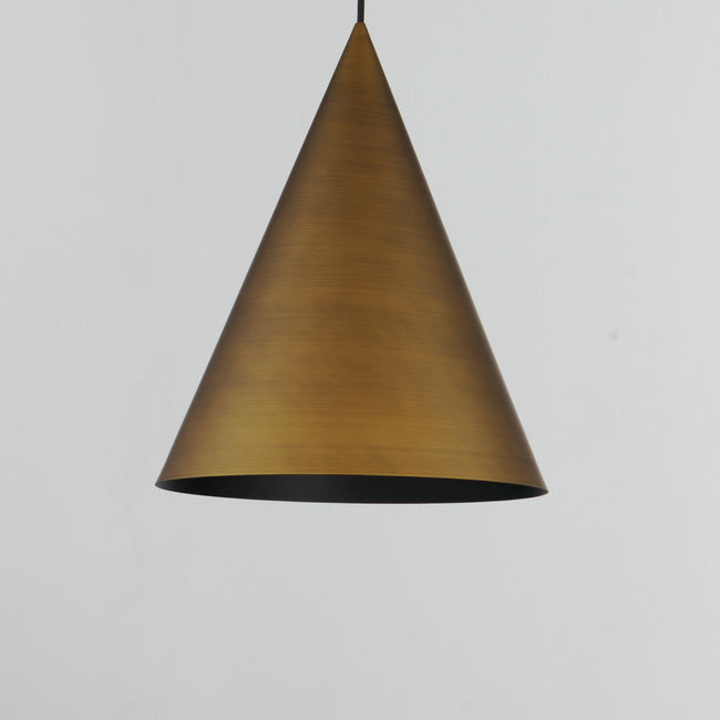 E34501-AB - Pitch 17" Pendant - Antique Brass