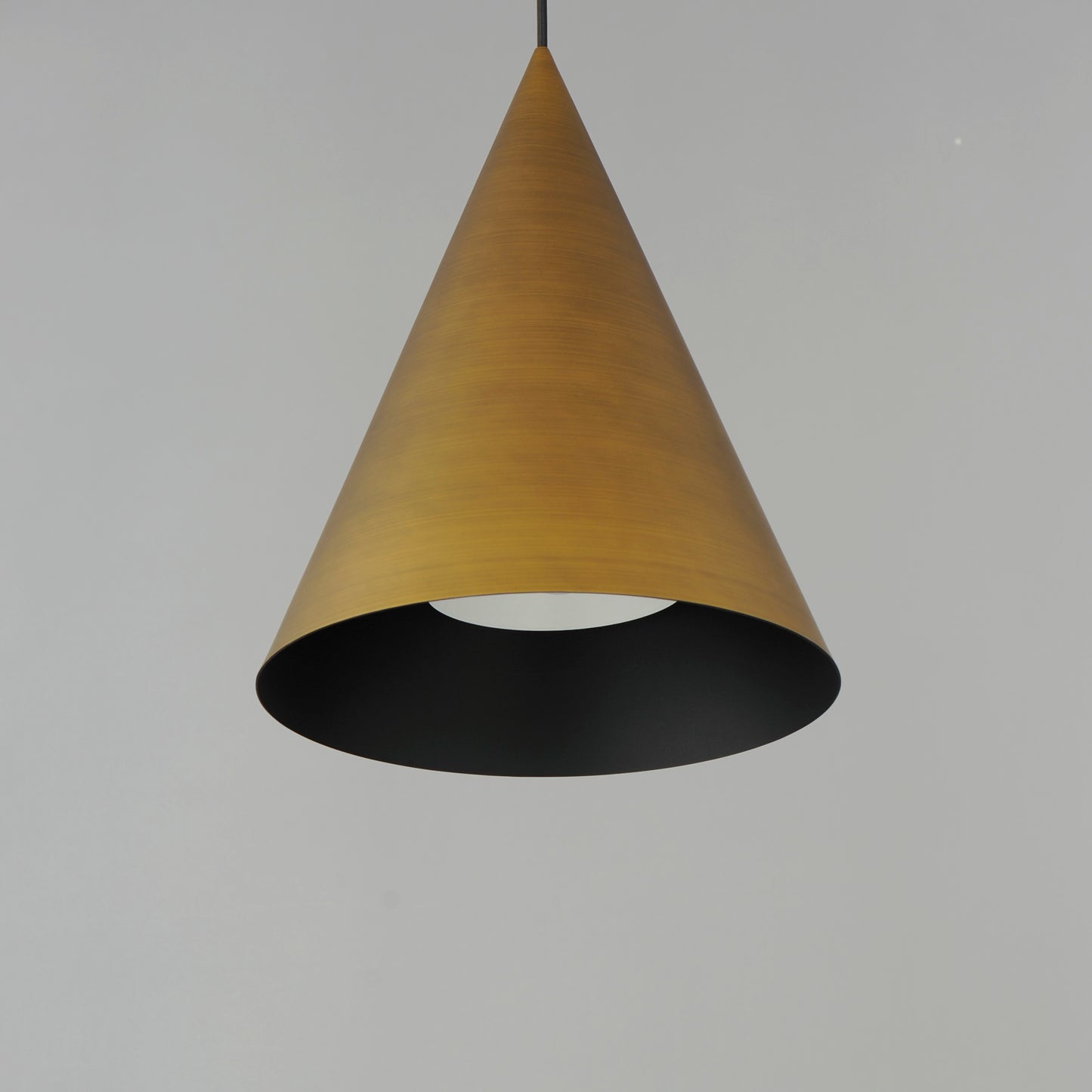 E34501-AB - Pitch 17" Pendant - Antique Brass