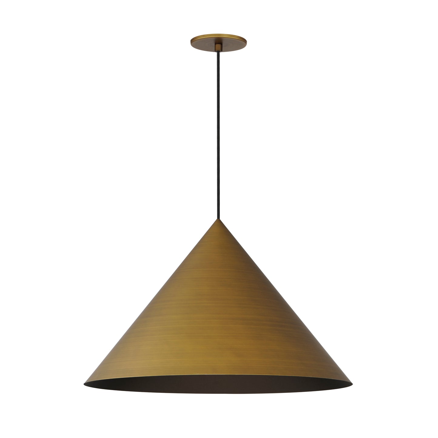 E34502-AB - Pitch 22" Pendant - Antique Brass