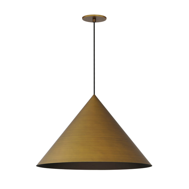 E34502-AB - Pitch 22" Pendant - Antique Brass