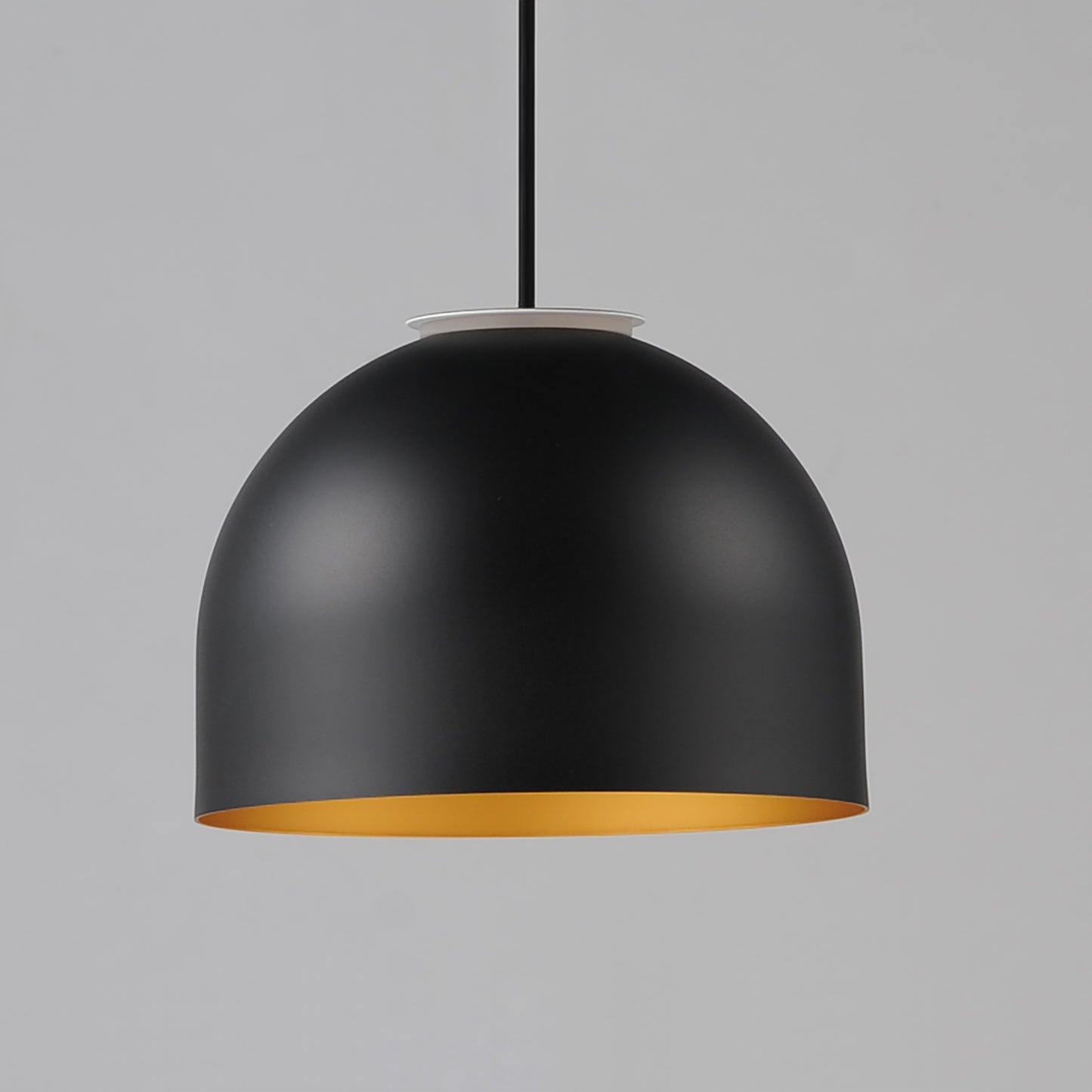 E34602-54BKGLD - Foster 9.75" Pendant - Black / Gold