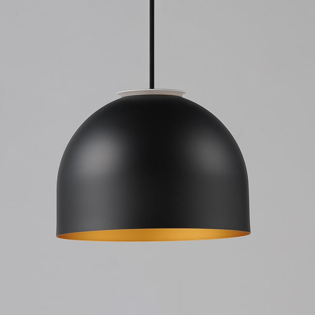 E34602-54BKGLD - Foster 9.75" Pendant - Black / Gold