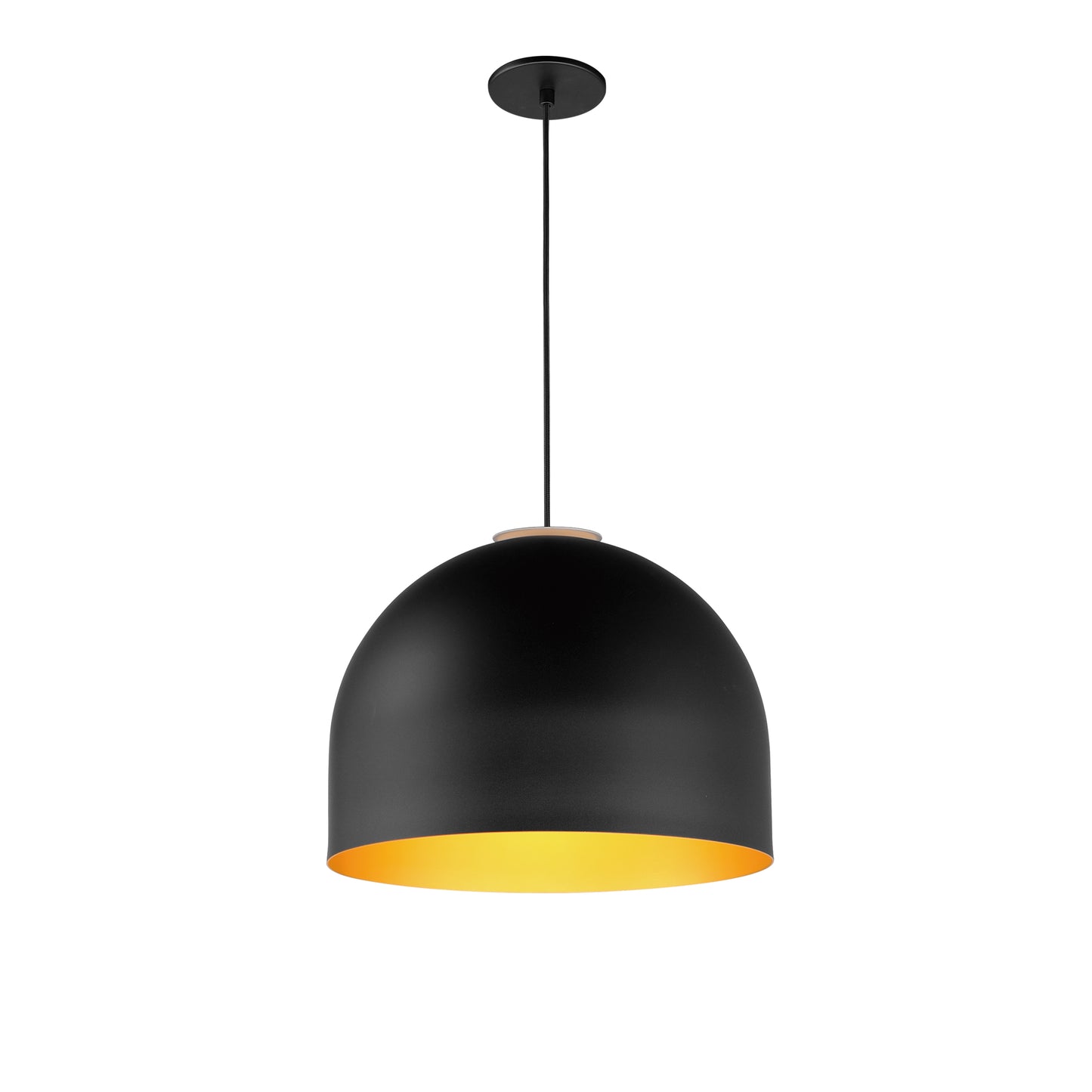 E34604-54BKGLD - Foster 16" Pendant - Black / Gold
