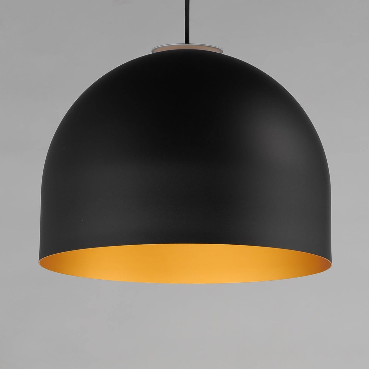 E34604-54BKGLD - Foster 16" Pendant - Black / Gold