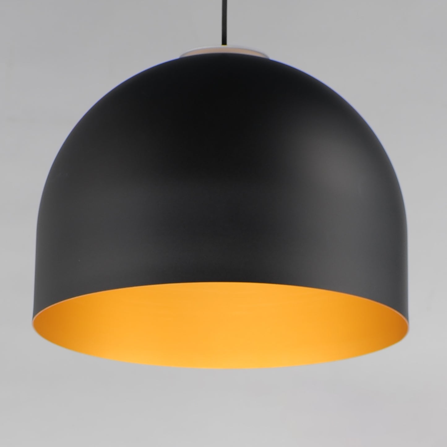 E34604-54BKGLD - Foster 16" Pendant - Black / Gold