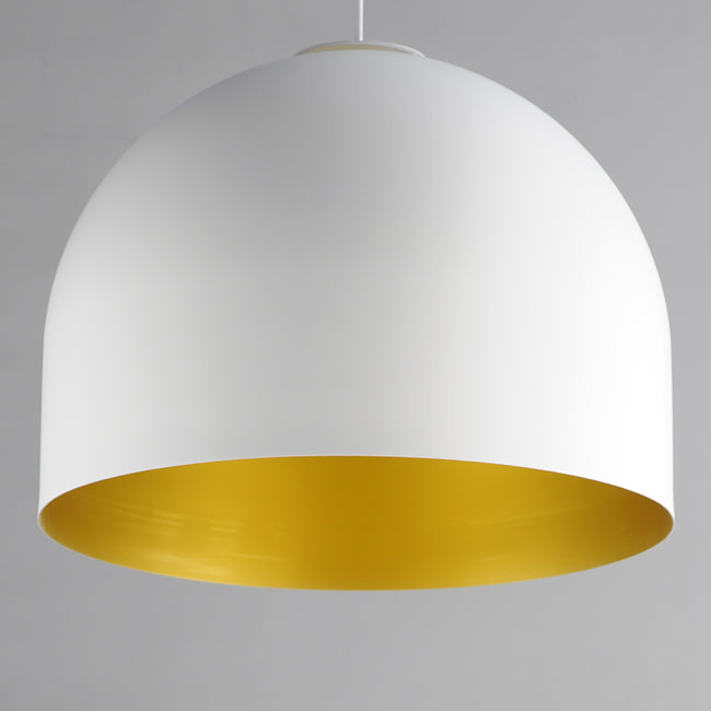 E34606-54WTGLD - Foster 20" Pendant - White/Gold