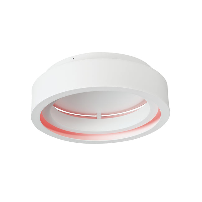 E35100-MW - iCorona WiZ 18" Flush Mount Ceiling Light - Matte White