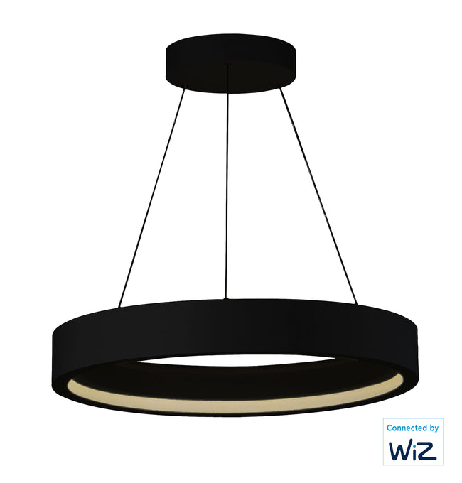 E35104-BK - iCorona WiZ 28" Pendant - Black