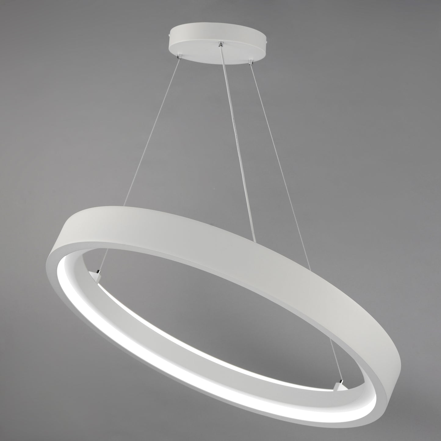 E35106-MW - iCorona WiZ 37" Pendant - Matte White