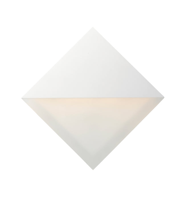 E41284-WT - Alumilux Glow 8" Outdoor Wall Sconce - White