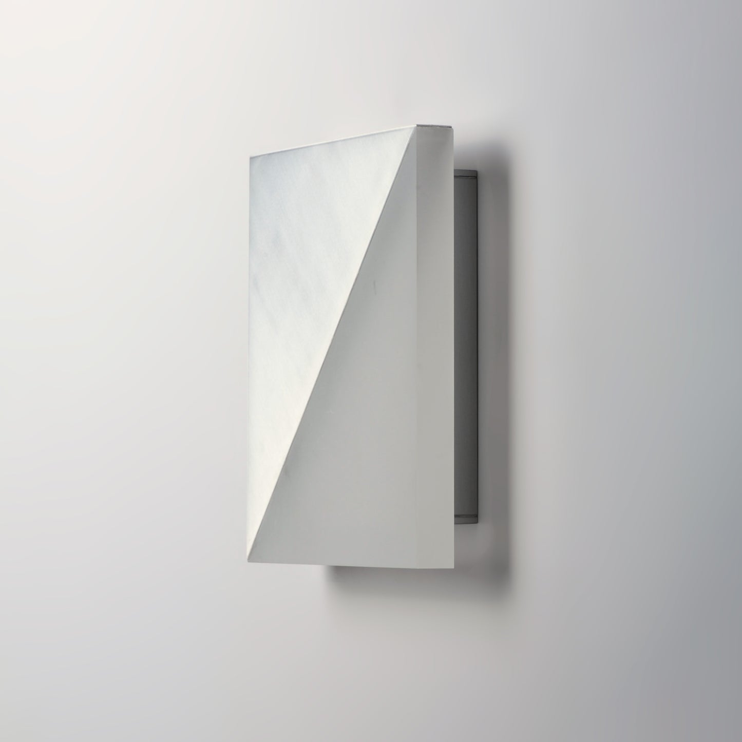 E41284-SA - Alumilux Glow 8" Outdoor Wall Sconce - Satin Aluminum