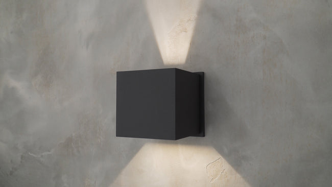 E41308-BZ - Alumilux Cube 4.5" Outdoor Wall Sconce - Bronze