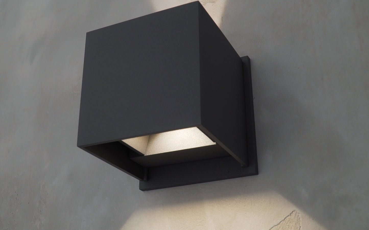 E41308-BZ - Alumilux Cube 4.5" Outdoor Wall Sconce - Bronze