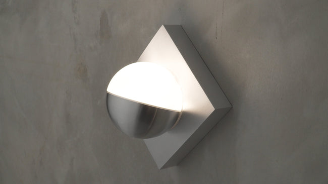E41326-SA - Alumilux Majik 4.25" Wall Sconce - Satin Aluminum