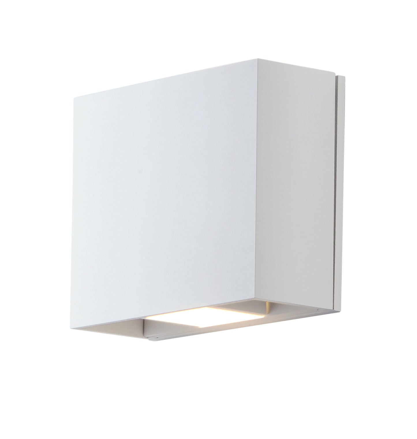 E41328-WT - Alumilux Cube 7" Outdoor Wall Sconce - White