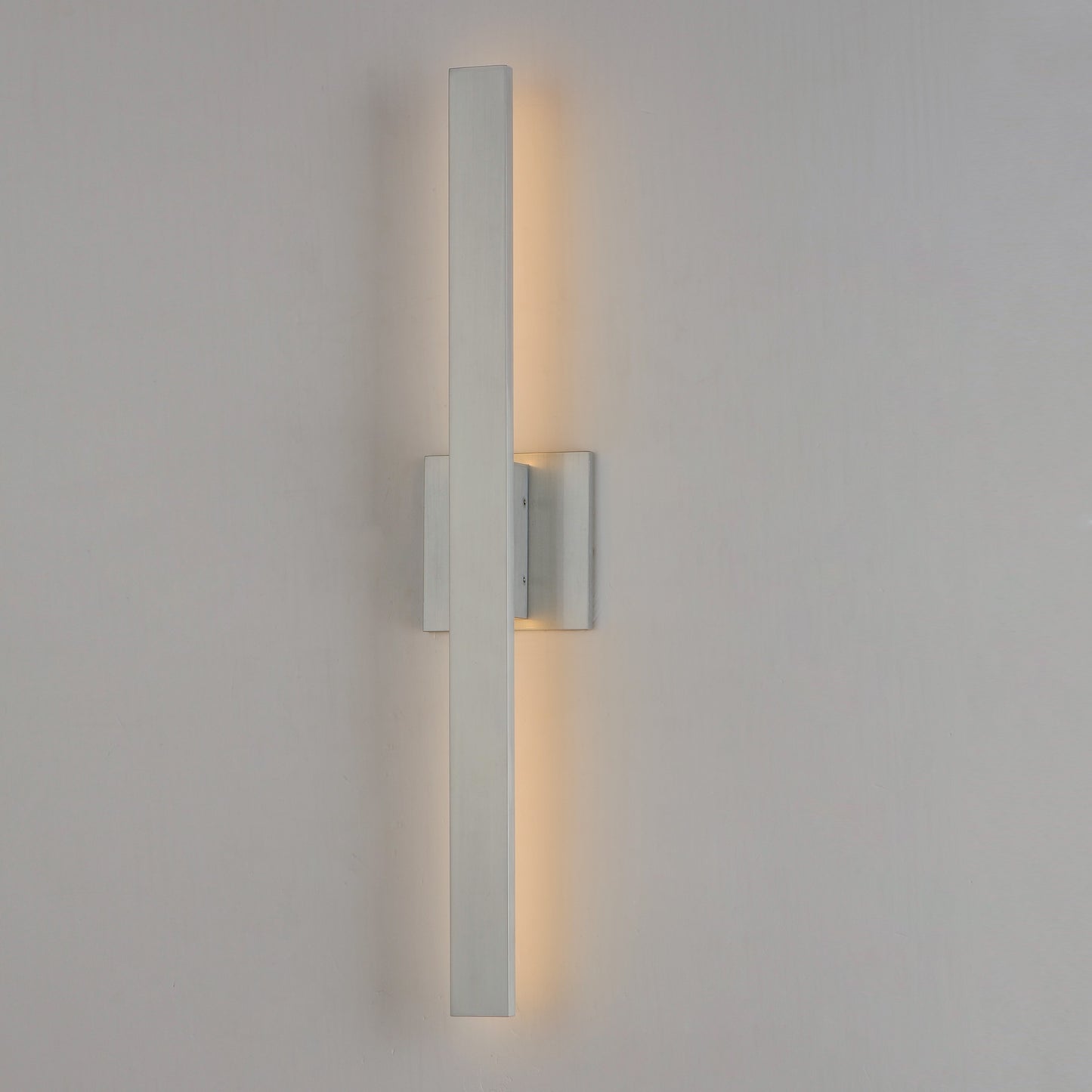 E41343-SA - Alumilux Line 24" Outdoor Wall Sconce - Satin Aluminum