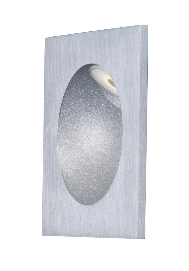 E41403-SA - Alumilux Step Light 3.25" Outdoor Wall Sconce - Satin Aluminum