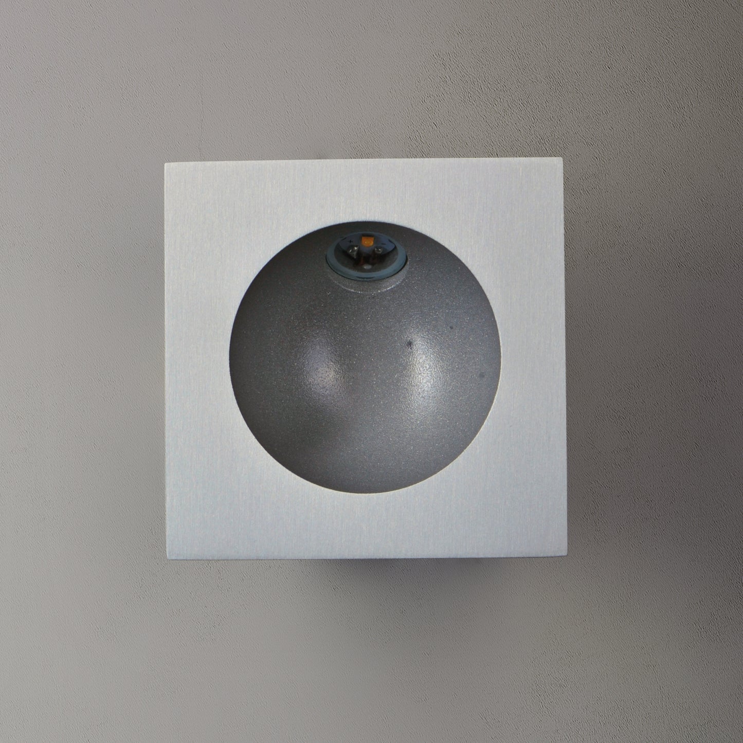 E41403-SA - Alumilux Step Light 3.25" Outdoor Wall Sconce - Satin Aluminum