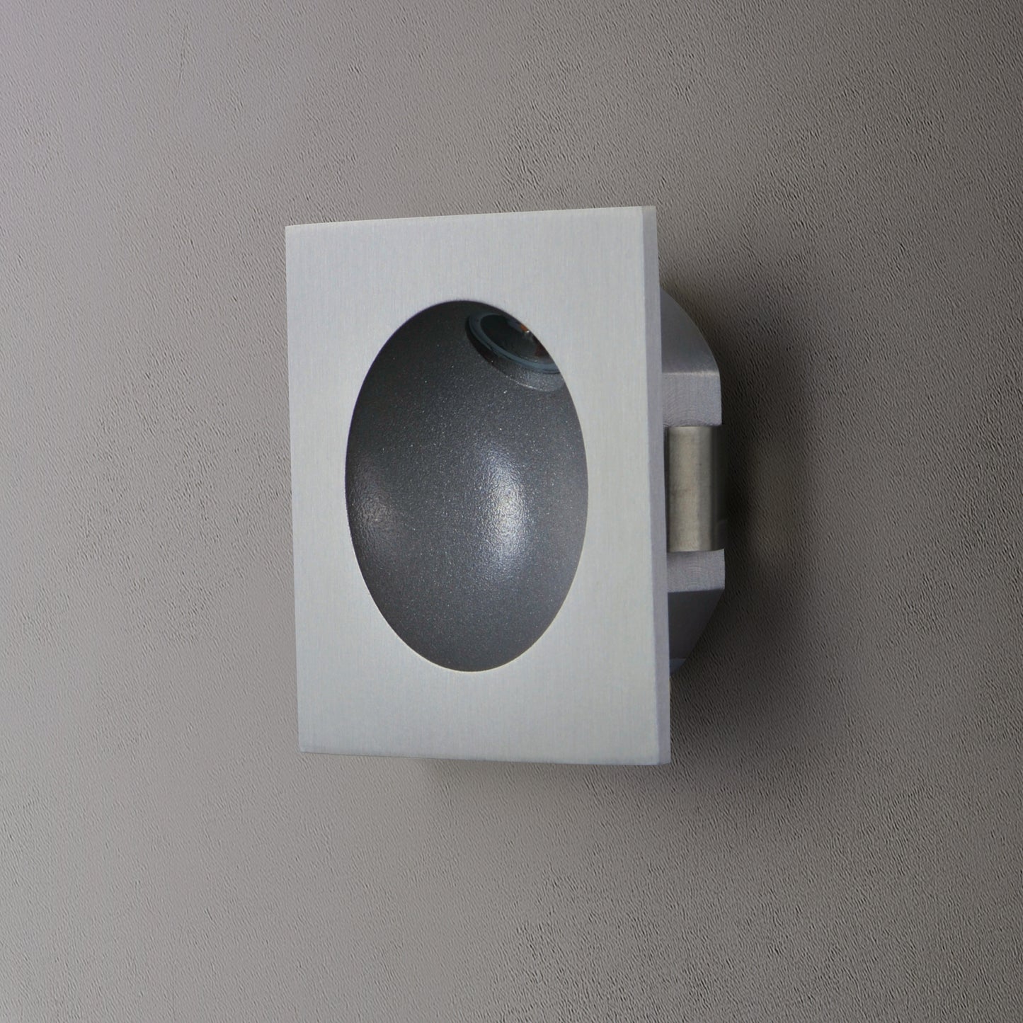 E41403-SA - Alumilux Step Light 3.25" Outdoor Wall Sconce - Satin Aluminum