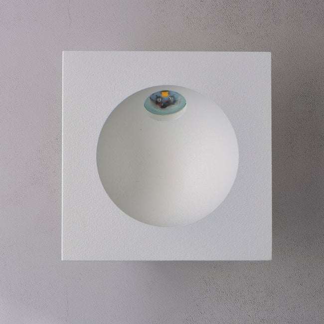 E41403-WT - Alumilux Step Light 3.25" Outdoor Wall Sconce - White