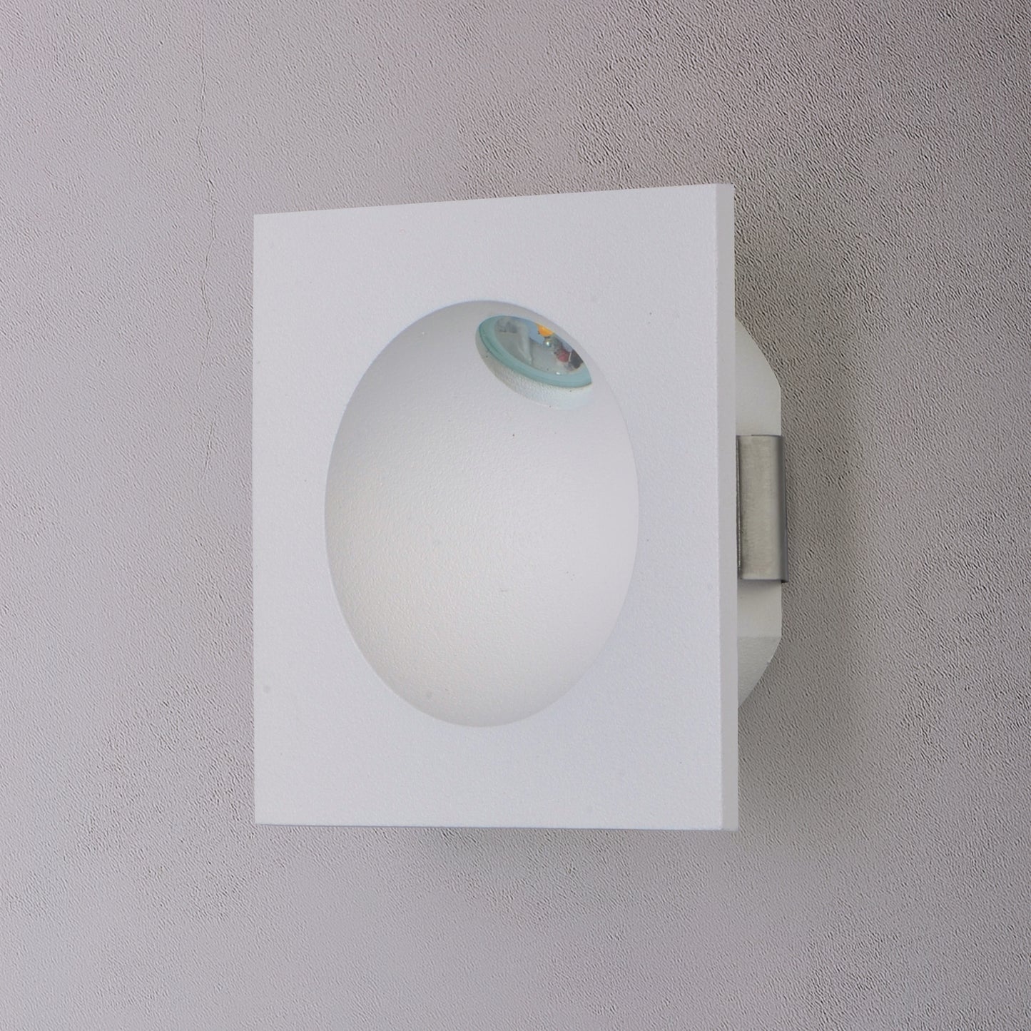 E41403-WT - Alumilux Step Light 3.25" Outdoor Wall Sconce - White