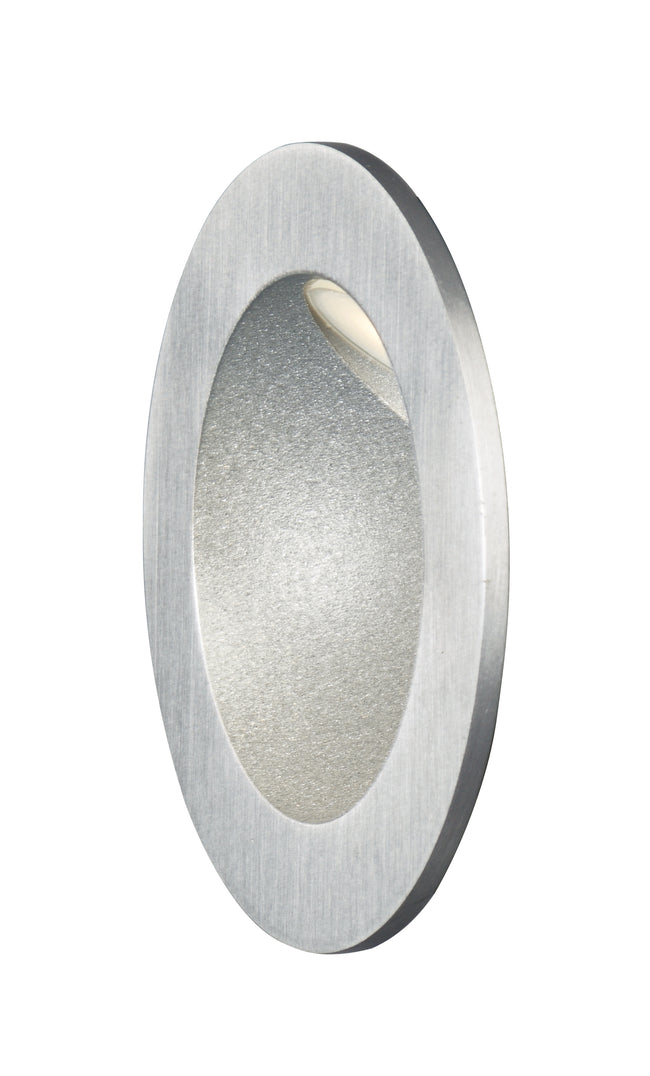 E41404-SA - Alumilux Step Light 3.25" Outdoor Wall Sconce - Satin Aluminum