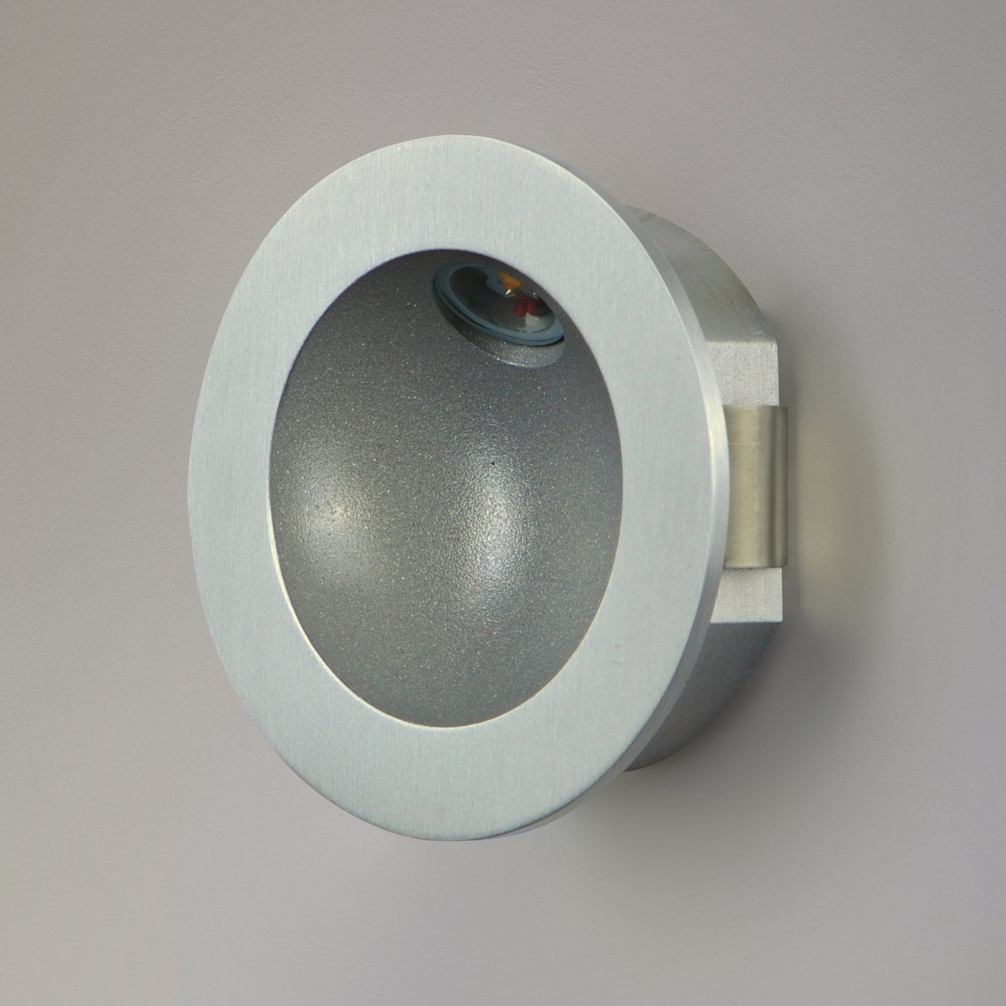 E41404-SA - Alumilux Step Light 3.25" Outdoor Wall Sconce - Satin Aluminum