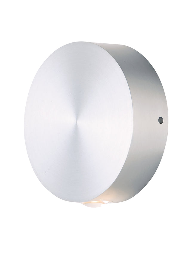 E41540-SA - Alumilux Glint 5" Outdoor Wall Sconce - Satin Aluminum