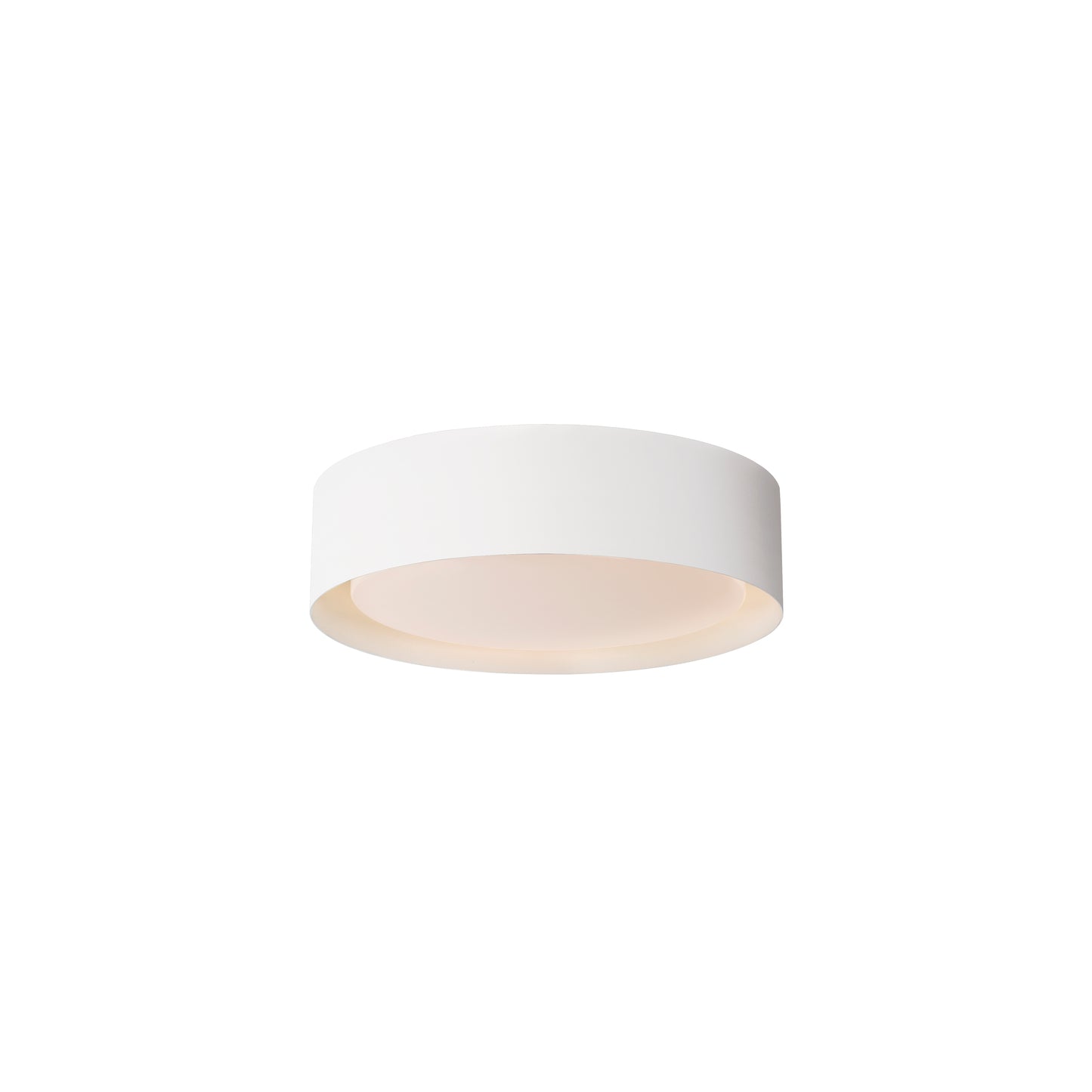 E51010-WT - Echo 13" Flush Mount Ceiling Light - White
