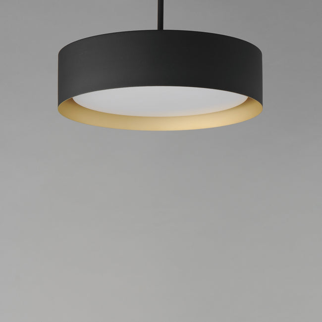 E51013-BKGLD - Echo 16" Pendant - Black / Gold