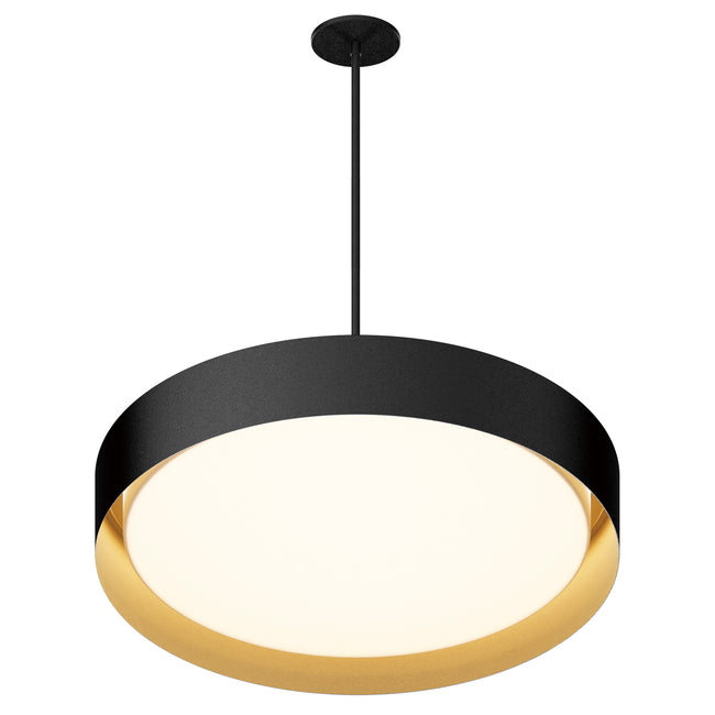 E51015-BKGLD - Echo 24" Pendant - Black / Gold