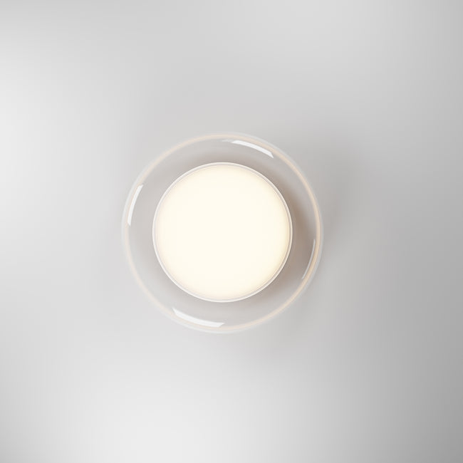 E51021-10WT - Bubble 14" Flush Mount Ceiling Light - White