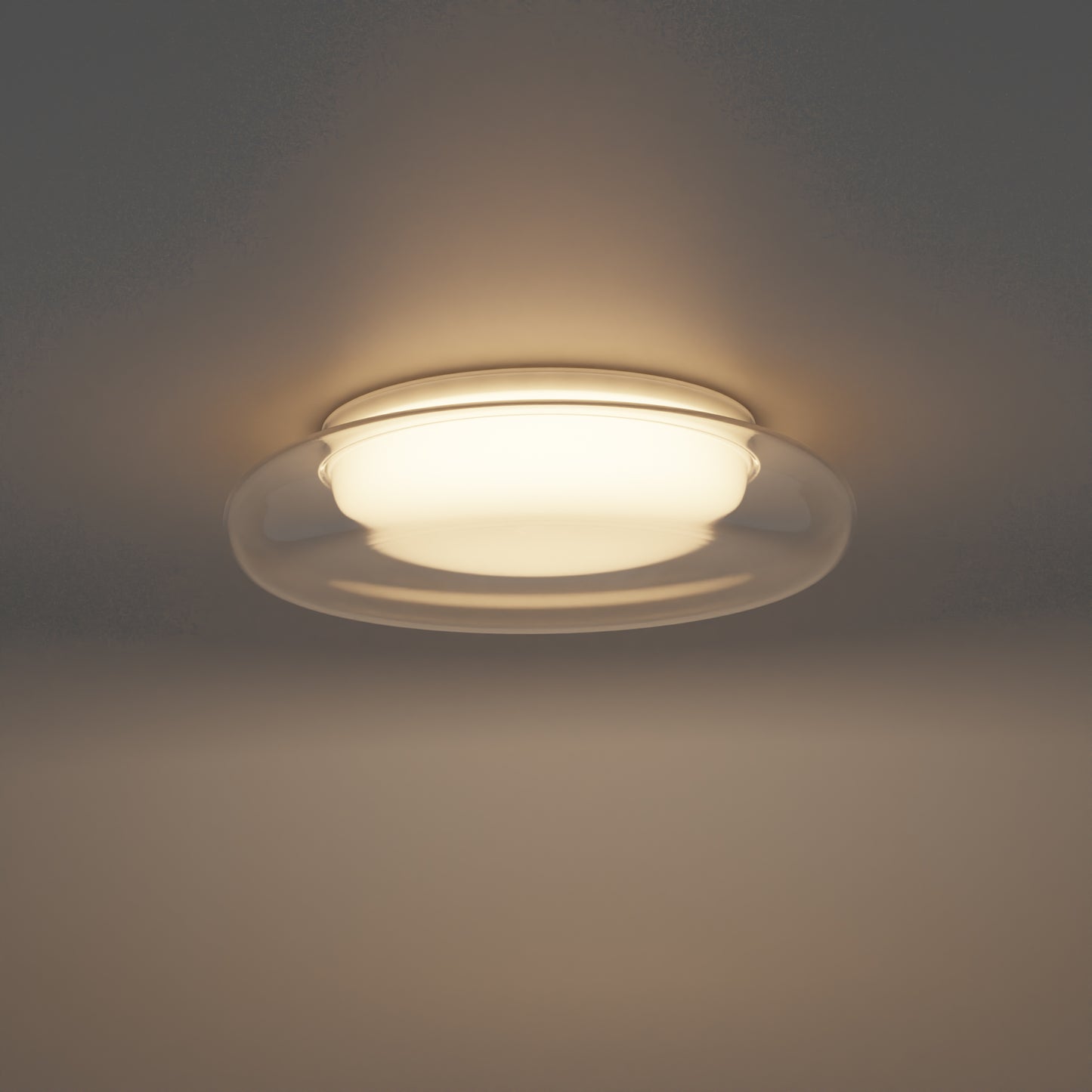 E51021-10WT - Bubble 14" Flush Mount Ceiling Light - White