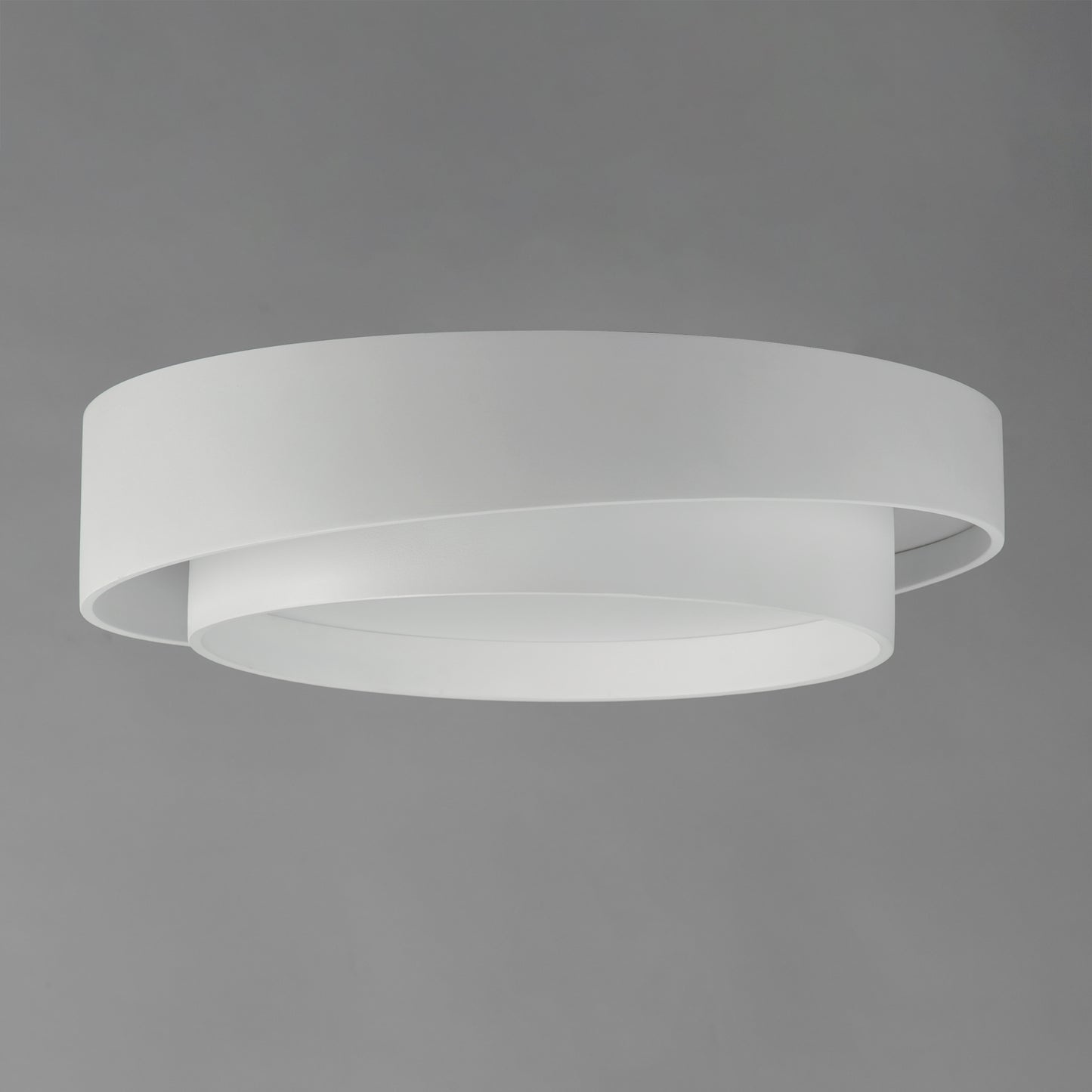 E51042-WT - Ziggurat 20" Flush Mount Ceiling Light - White
