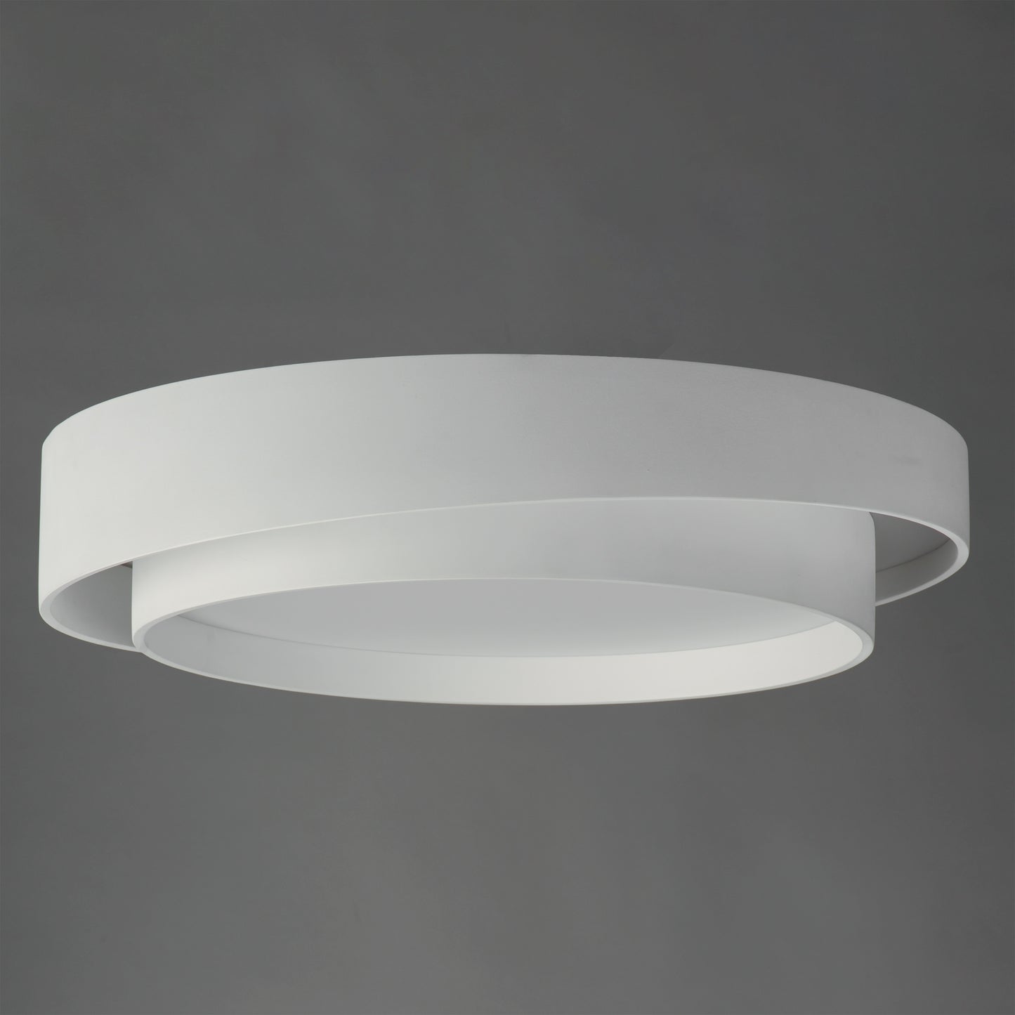 E51044-WT - Ziggurat 24" Flush Mount Ceiling Light - White