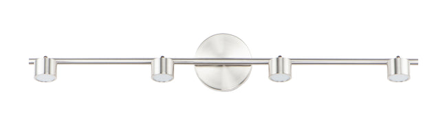 E52004-SN - 4 Light Taylor 5" Fixed Rail Ceiling / Wall Light - Satin Nickel