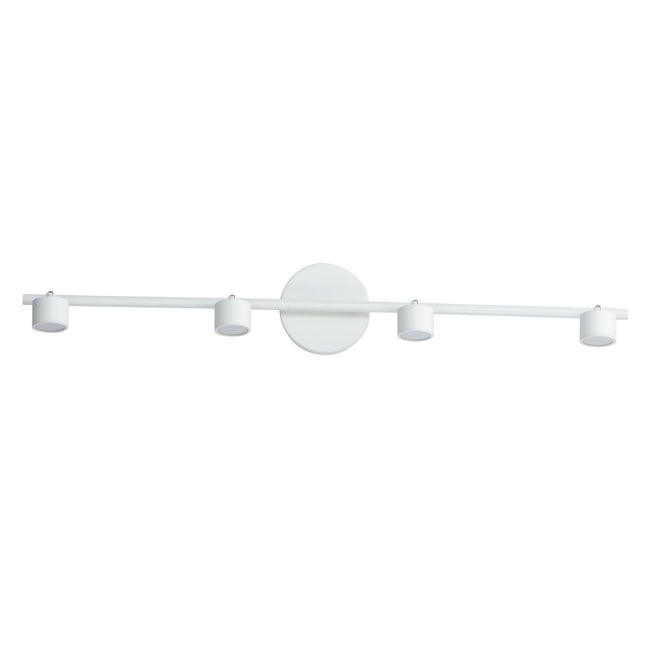 E52004-WT - 4 Light Taylor 5" Fixed Rail Ceiling / Wall Light - White