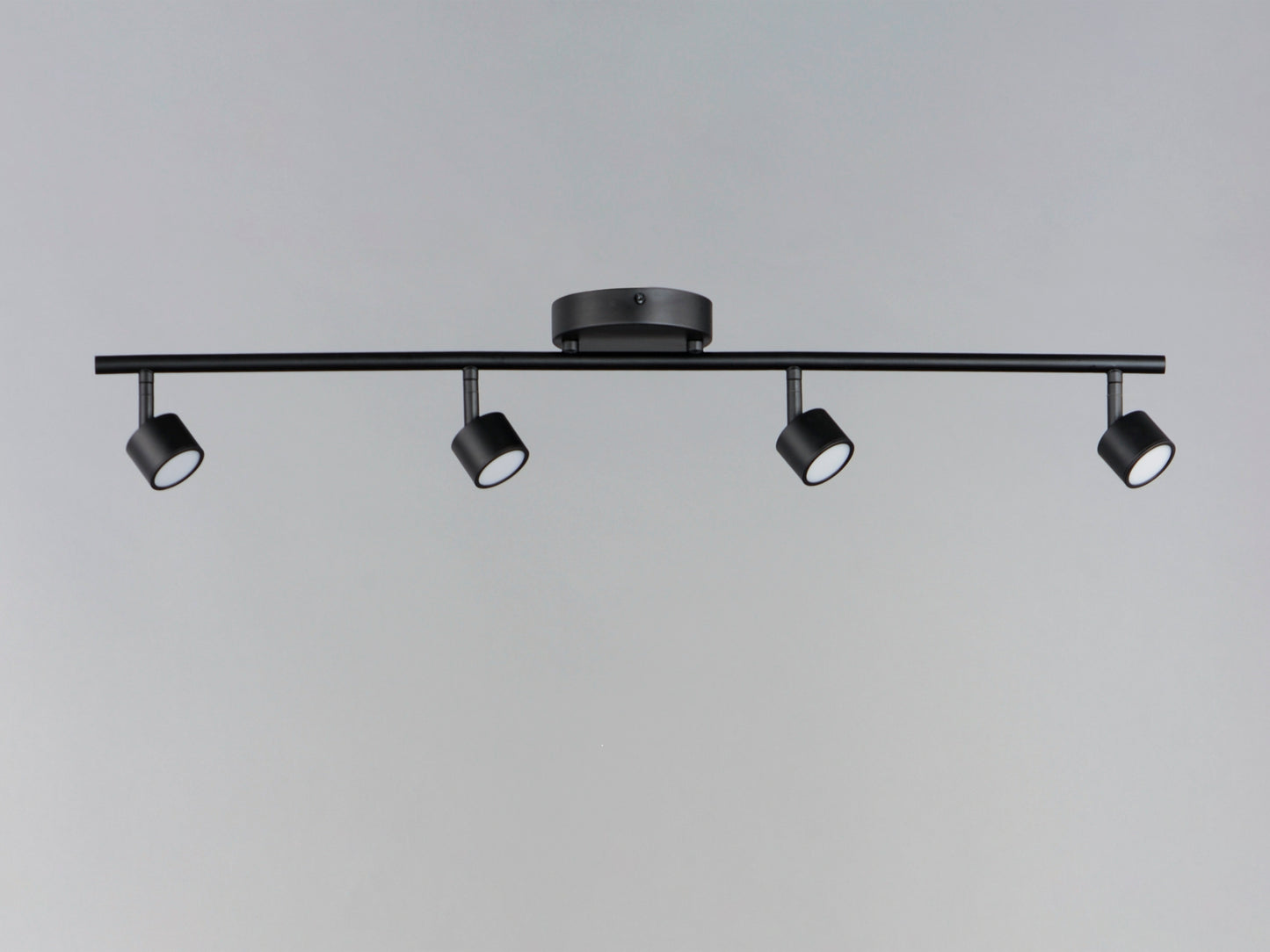 E52004-BK - 4 Light Taylor 5" Fixed Rail Ceiling / Wall Light - Black