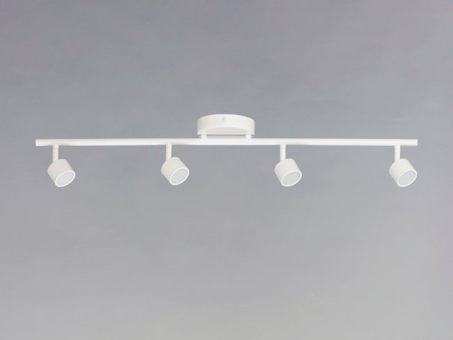 E52004-WT - 4 Light Taylor 5" Fixed Rail Ceiling / Wall Light - White