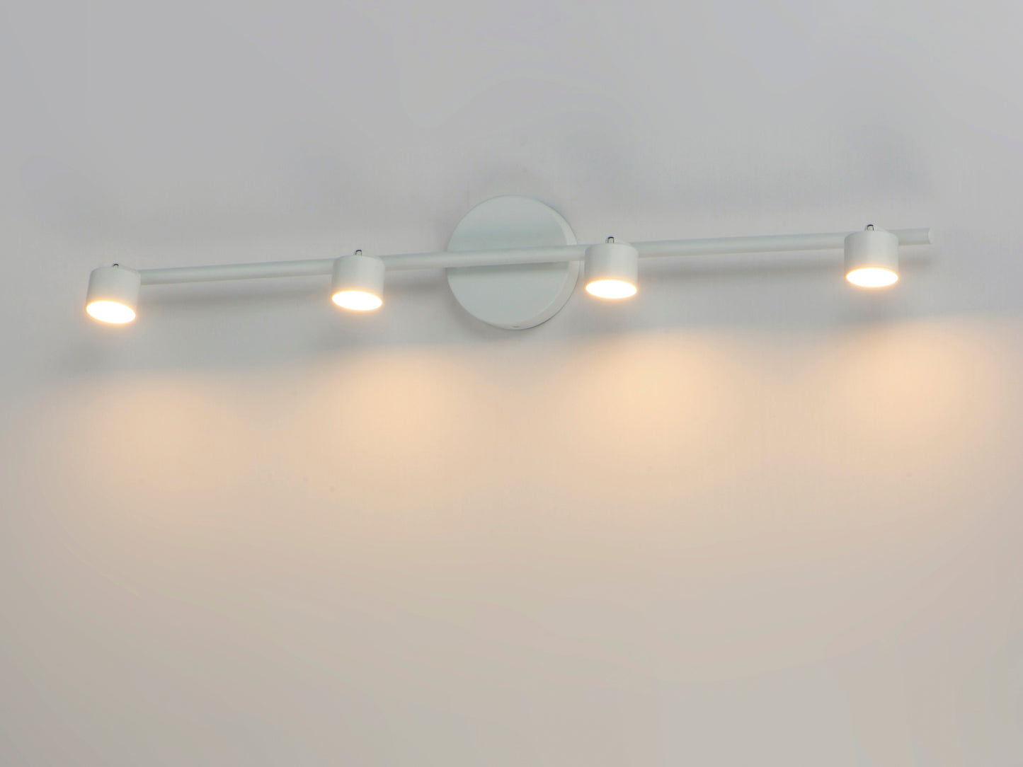 E52004-WT - 4 Light Taylor 5" Fixed Rail Ceiling / Wall Light - White