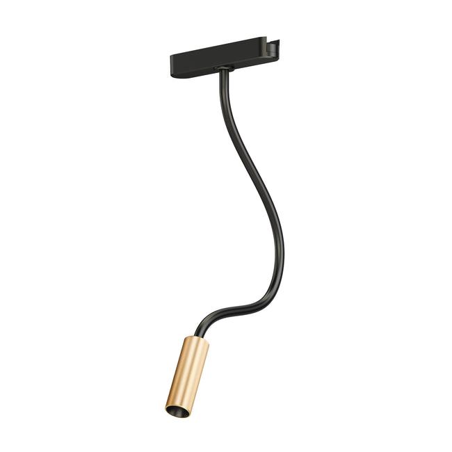 ETL21216-BKGLD - Continuum Track Reading Light - Black / Gold