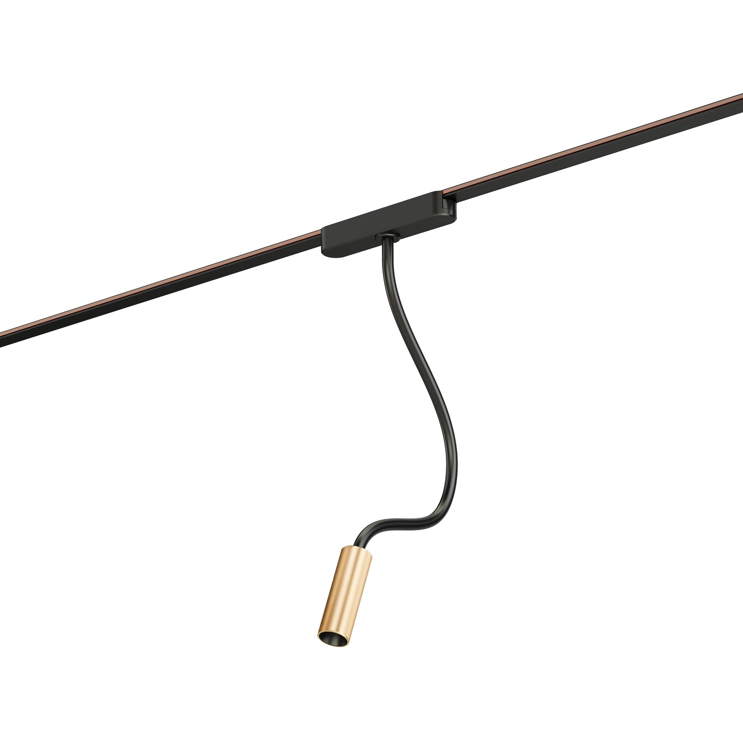 ETL21216-BKGLD - Continuum Track Reading Light - Black / Gold