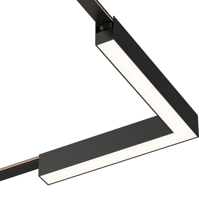 ETL29212-BK - Continuum Track Light Corner 90 - Black