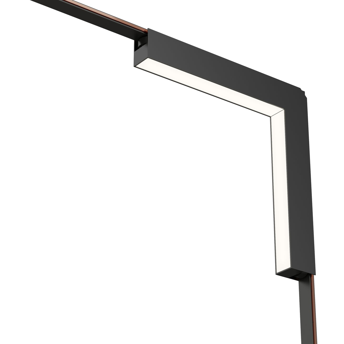 ETL29222-BK - Continuum Track Light Wall to Ceiling Corner - Black
