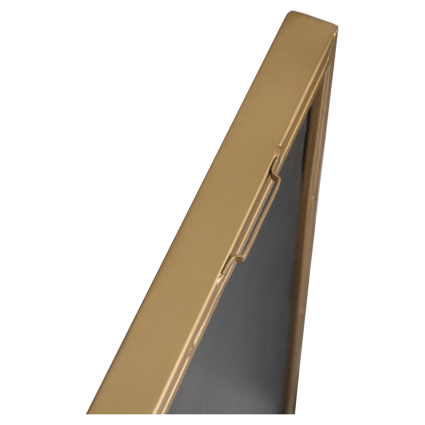 MR4082BR Monet 18" x 60" Metal Framed Rectangular Mirror in Brass